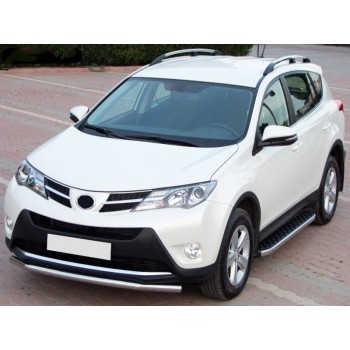 Бокові пороги BlackLine (2 шт, алюміній) для Toyota Rav 4 2013-2018 рр