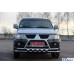 Передняя защита ST015-2025WT (нерж) для Mitsubishi Pajero Sport 1996-2007 гг