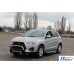 Боковые пороги X5-тип (2 шт, алюм.) для Peugeot 4008