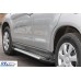 Боковые пороги X5-тип (2 шт, алюм.) для Peugeot 4008
