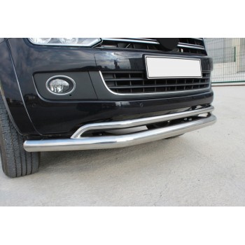 Передній вус подвійний Vegas 2010-2016 (нерж) d70/42 мм для Volkswagen Amarok рр