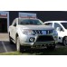 Кенгурятник WT003 (нерж) для Mitsubishi L200 2015-2024 гг