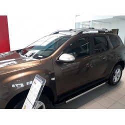 Боковые подножки DURU (2 шт, алюминий ) для Dacia Duster 2018-2024 гг