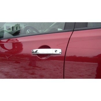 Накладка на ручки (4 шт, нерж) Без чипа, OmsaLine - Итальянская нержвейка для Nissan Navara 2006-2015 гг Накладка на ручки (4 шт, нерж) Без чипа, OmsaLine - Итальянская нержвейка для Nissan Navara 2006-2015 гг