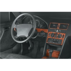 Накладки на панель (1995-1997) Карбон для Mercedes C-class W202