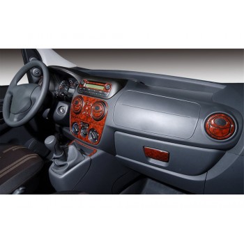 Накладки на панель Алюміній для Peugeot Bipper