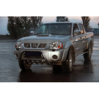 Кенгурятник WT002 (нерж) для Nissan NP300 1999-2015 Кенгурятник WT002 (нерж) для Nissan NP300 1999-2015