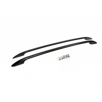 Рейлинги OmsaLine Solid (2 шт, черные) для Fiat Punto Grande/EVO 2006-2018 гг