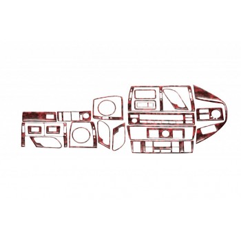 Накладки на панель V-1 Темне дерево для BMW X5 E-53 1999-2006 рр