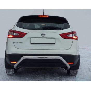Задня дуга AK007-1 (нерж) для Nissan Qashqai 2014-2021 рр