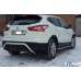 Задня дуга AK007-1 (нерж) для Nissan Qashqai 2014-2021 рр