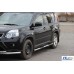 Боковые трубы BB002 (2 шт, нерж) для Nissan X-trail T31 2007-2014 гг