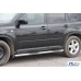 Боковые трубы BB002 (2 шт, нерж) для Nissan X-trail T31 2007-2014 гг