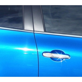 Накладки на ручки (4 шт., нерж.) для Nissan Note 2012-2020 рр Накладки на ручки (4 шт., нерж.) для Nissan Note 2012-2020 рр