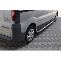 Бокові пороги Fullmond (2 шт., алюм.) Довга база для Nissan Primastar 2002-2014 рр