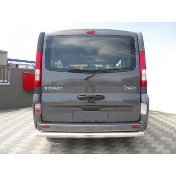 Задняя защита AK002 (нерж) для Nissan Primastar 2002-2014 гг