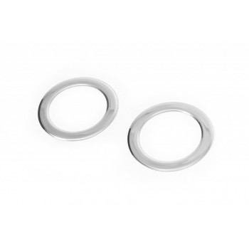 Накладки на противотуманки 2014-2025 (нерж) для Fiat Ducato