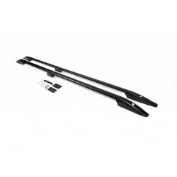 Рейлинги Skyport (2 шт, черные) Короткая база для Ford Custom 2013-2022 гг