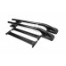 Рейлинги Shark Black (с поперечинами) для Volkswagen Amarok 2010-2022 гг
