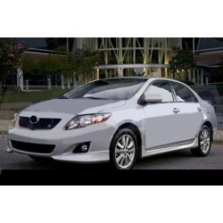 Накладка на передний бампер (под покраску) для Toyota Corolla 2007-2013 гг