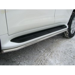 Боковые подпорожники 2008-2015 (нерж) для Lexus LX570 / 450d