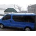 Рейлинги черные Короткая, чугунные ножки для Renault Trafic 2001-2015 гг