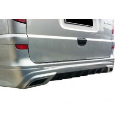 Накладка на задний бампер AMG (под покраску) для Mercedes Viano 2004-2014 гг