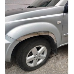 Накладки на арки (4 шт, нерж) для Nissan X-trail T30 2002-2007 гг