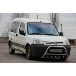 Кенгурятник WT003 (нерж.) 51 мм для Peugeot Partner 1996-2008 гг