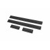 Накладки на пороги DDU (4 шт, пластик) для Nissan Qashqai 2010-2014 гг