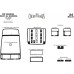 Накладки на панель Черный цвет для Ford Galaxy 1995-2006 гг