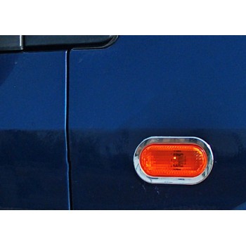 Обведення поворотника (2 шт., Нерж) для Ford Fiesta 2002-2008 рр