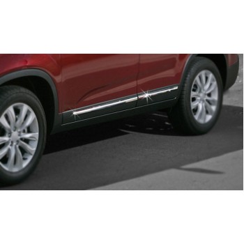 Накладки на молдинг (4 шт, нерж) для Kia Sorento II XM 2009-2014 гг