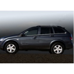 Наружняя окантовка стекол (6 шт, нерж) для SsangYong Kyron 2005-2014 гг