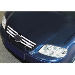 Накладки на решетку (нерж) 2001-2003 для Volkswagen Polo