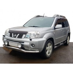 Передняя защита ST007 (нерж) для Nissan X-trail T30 2002-2007 гг