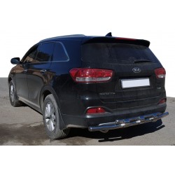 Задня дуга AK015 (нерж.) для Kia Sorento II XM 2009-2014 рр