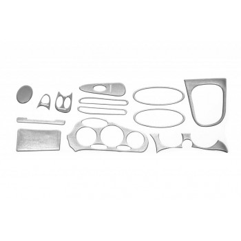 Накладки на панель (под алюминий) для Hyundai Coupe