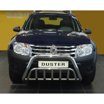 Кенгурятник WT002 (нерж) для Renault Duster 2008-2017 рр Кенгурятник WT002 (нерж) для Renault Duster 2008-2017 рр