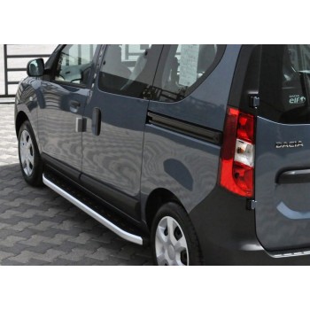 Боковые пороги Fullmond (2 шт., алюминий) для Dacia Dokker 2013-2022 гг