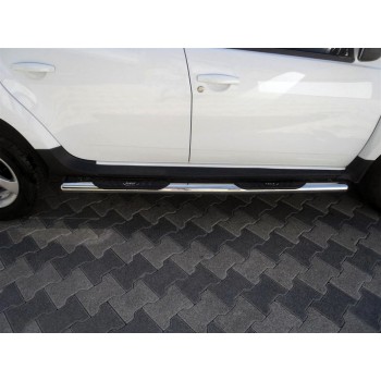 Боковые трубы BB002 (2 шт., нерж.) для Renault Duster 2008-2017 гг Боковые трубы BB002 (2 шт., нерж.) для Renault Duster 2008-2017 гг