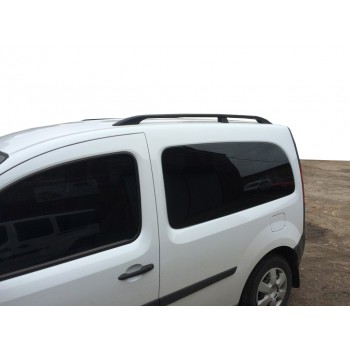 Рейлінги чорні Стандартна база, Чавунні ніжки для Renault Kangoo 2008-2020 рр