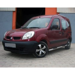 Боковые трубы BB002 (2 шт., нерж.) для Renault Kangoo 1998-2008 гг