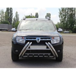 Кенгурятник WT01 (нерж) для Renault Duster 2008-2017 рр