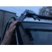 Козырек на лобовое стекло (черный глянец, 5мм) для Opel Vivaro 2001-2015 гг