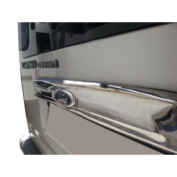 Хром планка над номером (установка на родную, нерж.) Carmos - Турецкая сталь для Ford Connect 2010-2013 гг Хром планка над номером (установка на родную, нерж.) Carmos - Турецкая сталь для Ford Connect 2010-2013 гг