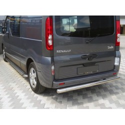 Задняя защита AK002 (нерж) для Renault Trafic 2001-2015 гг
