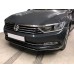 Накладка на фары и полоска (3 шт, нерж) OmsaLine - Итальянская нержавейка для Volkswagen Passat B8 2015-2023 гг