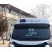 Козирьок на лобове скло (чорний глянець, 5мм) для Citroen Jumper 2007-2025 рр