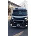 Козирьок на лобове скло (чорний глянець, 5мм) для Citroen Jumper 2007-2025 рр